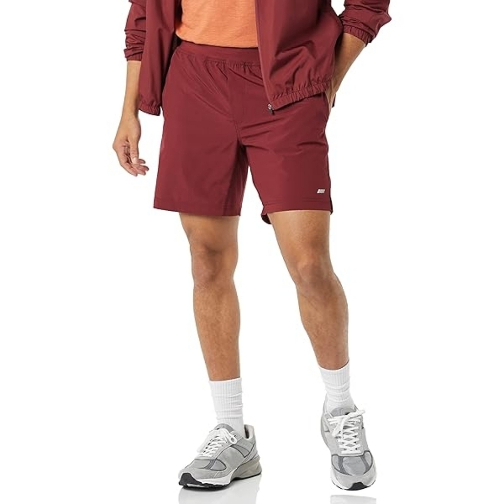 🌴 Amazon Basics Maroon Athletic Shorts Size XL NWOT